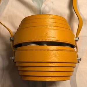 SOLD ** MERCEDES CASTILLO Pom Crossbody Bag